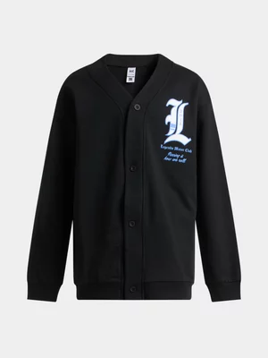 Jet Older Boys Black Fashion Cardigan