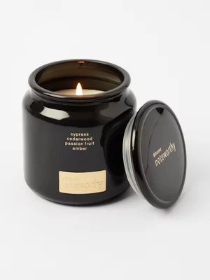 Noteworthy Scented Candle Black 380g