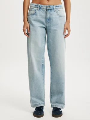 Women's Cotton On Blue Low Rise Straight Jeans