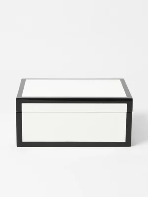 Box Black & White 8.9 x 15.2 x 20.3cm