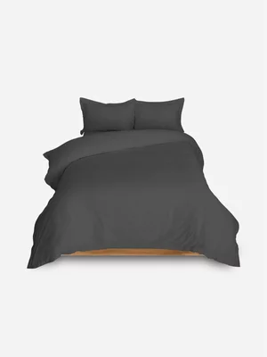 Volpes Egyptian Cotton 800tc Oxford Granite Duvet Cover Set