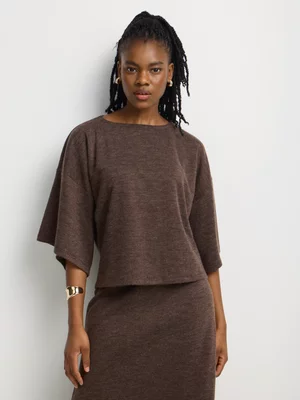 Soft Touch Co-Ord Batwing Sleeve Top