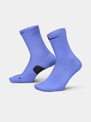 Nike Running Midweight Sapphire Micro Crew Socks 
