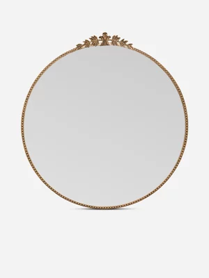 Ornate Decorative Round Mirror 120cm