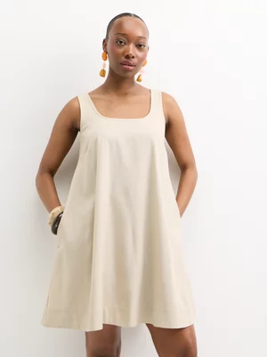 Jet Women's Stone Linen Mini Dress