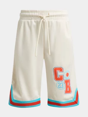 Jet Younger Boys Cream Vest Matching Shorts