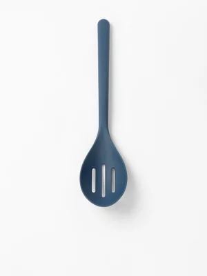 Sur La Table Silicone Slotted Spoon Blue
