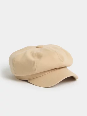 The FIX Unisex Natural Baker Boy Cap