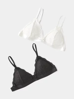 Women's Cotton On Multi Everyday 2 Pack Triangle Padded Bralette