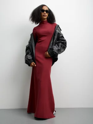 Redbat Women's A-Line Maxi Berry Dress