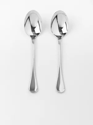 Sur La Table Bistro Serving Spoons Set of 2