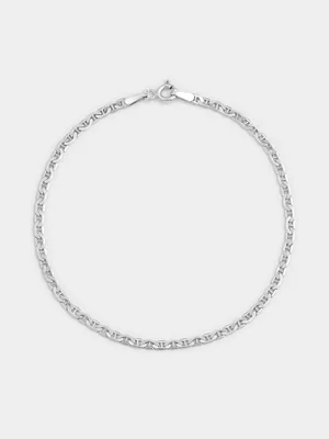 Sterling Silver Anchor Bracelet 
