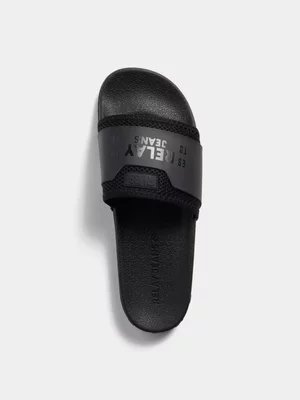 Relay Jeans Men's Mesh Foam Black Slides