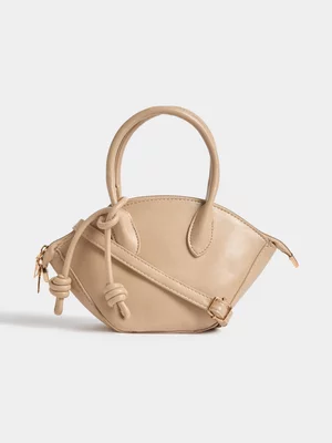 The FIX Women's Natural Mini Trapese Bag