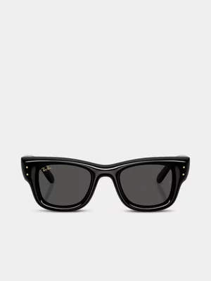 Ray-Ban WAYFARER PUFFER Black Sunglasses - 50