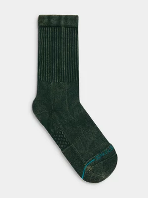 Stance Unisex Icon Dyed Green Socks
