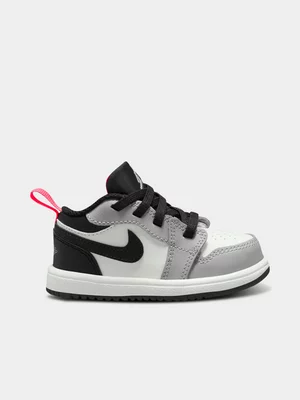 Jordan Toddlers 1 Low Black/Summit White/Infrared Sneaker