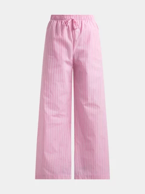 Jet Older Pink Stripe Woven Pants