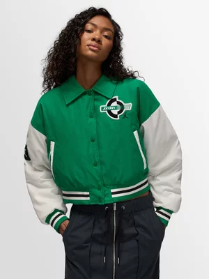 Jordan Women's Brooklyn Therma-FIT Varsity Green Jacket