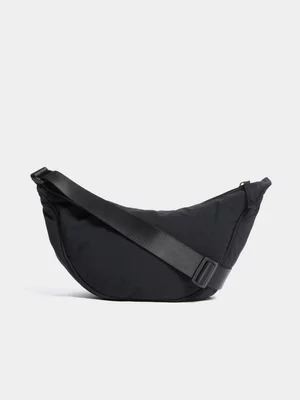 Exact Men's Black Crossbody Bag 