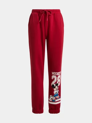 Jet Younger Boys Red Mickey Jogger