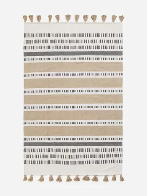 Jet Home Natural Tisso Cotton Rug 