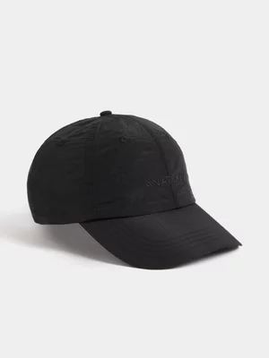 Anatomy Unisex Ripstop Logo Black Cap 