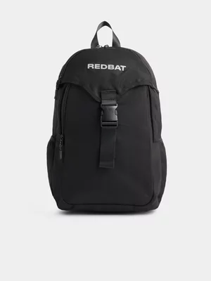 Redbat Unisex Single Buckle Black Backpack