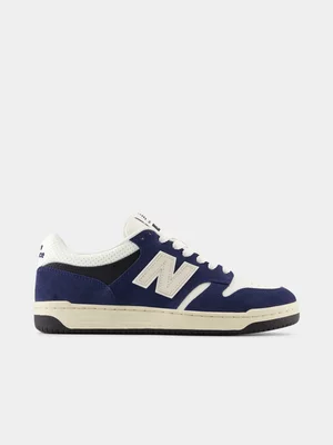 New Balance Men's 480 Blue/White/Black Sneaker
