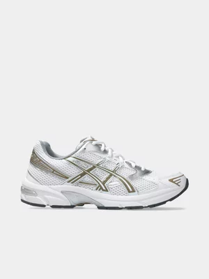 Asics Mens Gel-1130 White/Gold Sneakers 