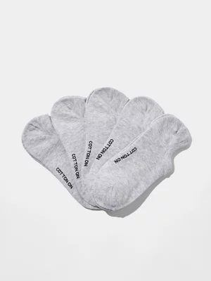 Women's Cotton On Black 5 Pack Sport Low Cut Socks