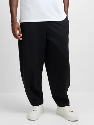 Jet Men's Black Barrel Jogger