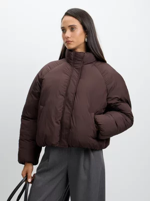 Jet Women's Chocolate Minimal Puffer