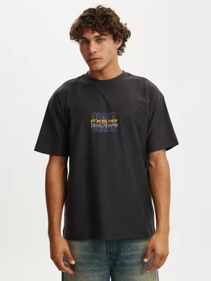 Men's Cotton On Black Box Fit Graphic T-shirt