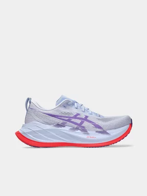 Asics Womens Supablast 2 Blue Fade/Purple Running Shoes 