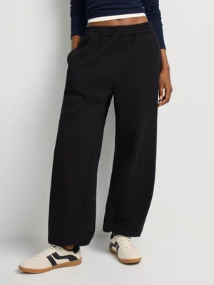 Brushed Fleece Adjustable Hem Joggers