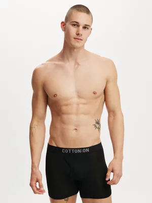 Men's Cotton On Black Bamboo Trunks