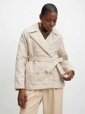 Jet Women’s Light Stone Quilted Trench