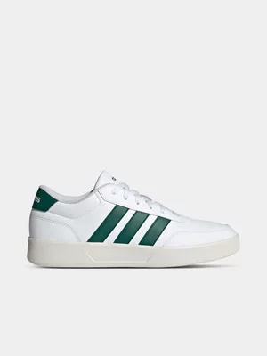 adidas Mens Breaknet 3.0 White/Green Sneakers 