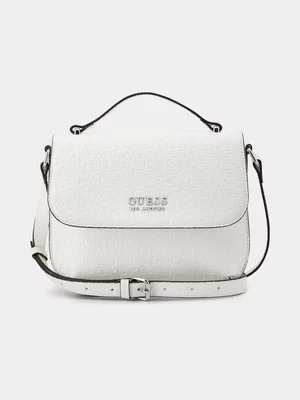Women's Guess White Spring Hill Crossbody Handbag