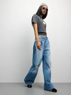 Redbat Women's Straight Leg Blue Jeans