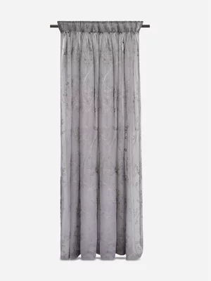 Volpes Caitlin Silver Taped Lined Curtain