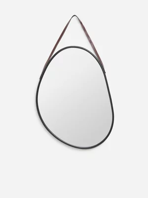 Jet Home Irregular Mirror With Strap