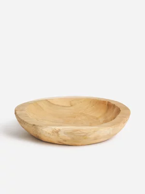 Excellent Houseware Natural Bowl Round 19X4Cm Teak Wood