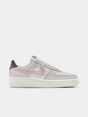 Nike Women's Air Force 1 Summit White/Plum Chalk/Vast Grey Sneaker