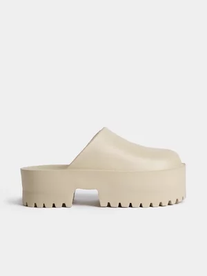 The FIX Women's Natural Chunky Platforms 