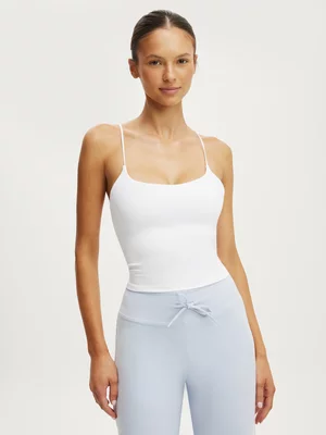 Women's Cotton On Active White Thin Strap Camisole