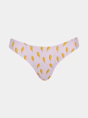 Women's Granadilla Swim Pink Lollies Cheeky Bikini Bottoms