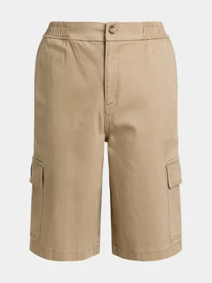 Exact Older Boy's Natural Utility Jorts 