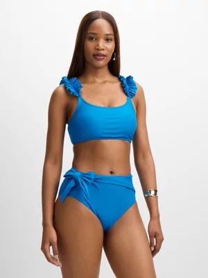 Jet Women’s Blue Bikini Bottom With Tie Up
